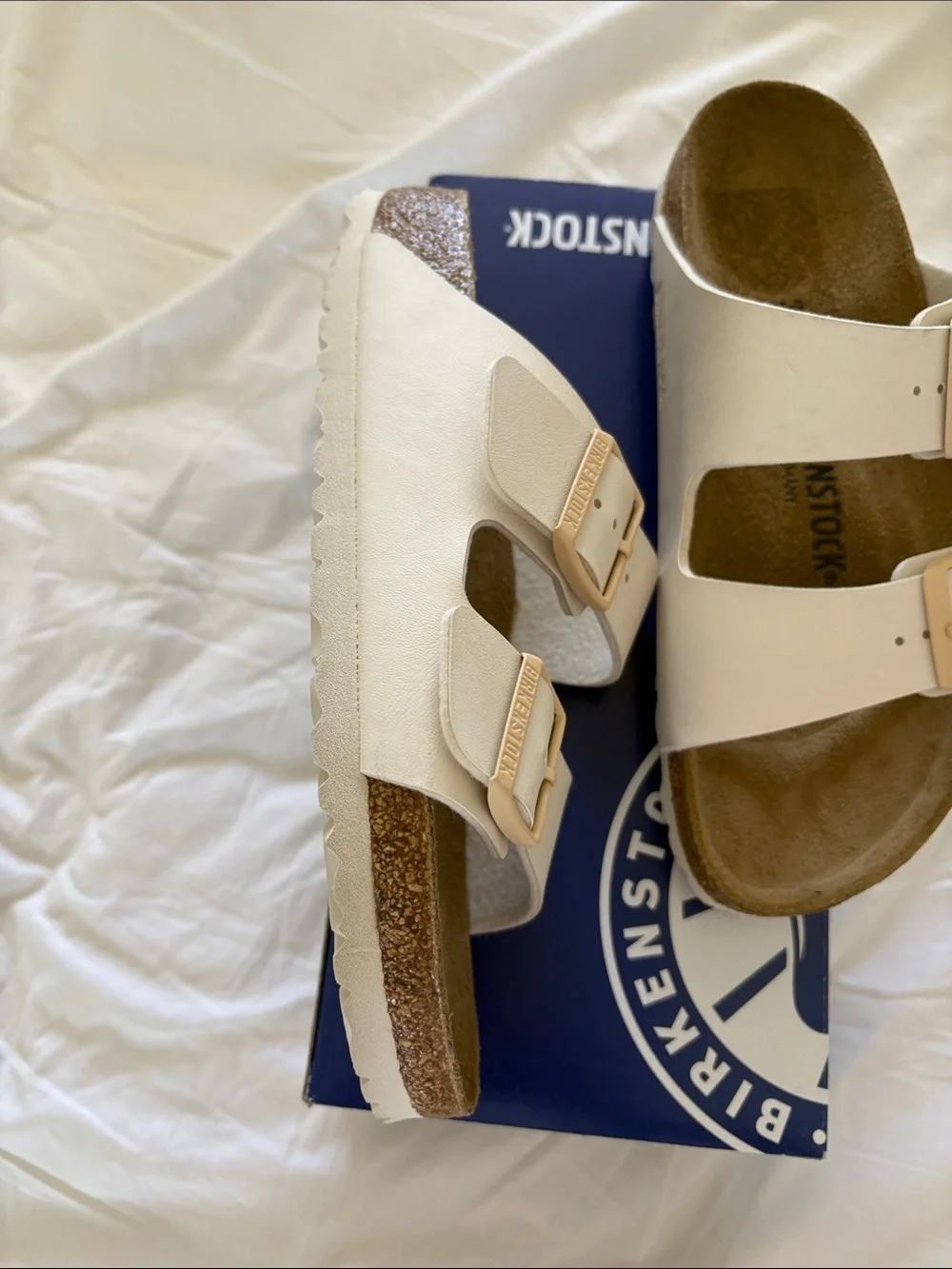 Birkenstock  Arizona Pale Pink Dual-Buckle Sandal